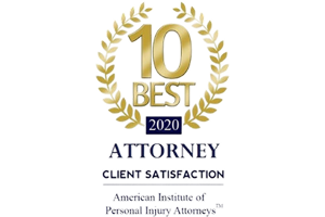 10 Best 2020 / Attorney Client Satisfaction - Badge